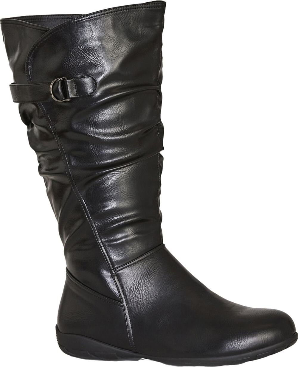 AVENUE WOMEN'S CLOUDWALKERS WIDE FIT TALL SCRUNCH BOOT FASHION